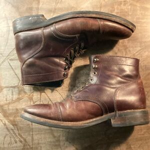 Thursday captain boot cromexl burgundy 9.5
